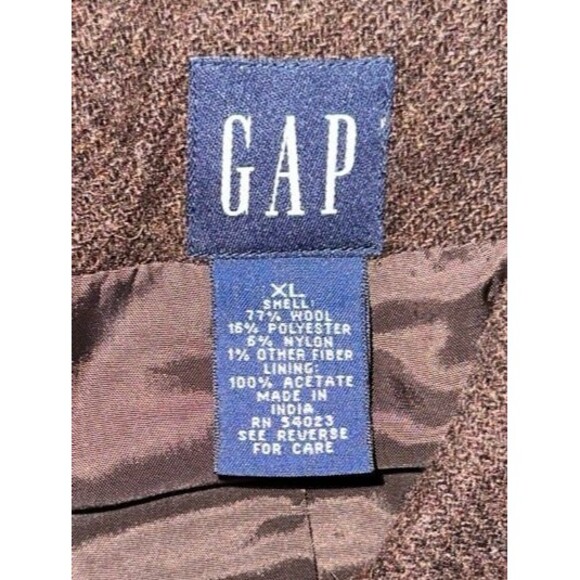 Gap Brown Wool Blazer/Shacket Size XL - Picture 3 of 6